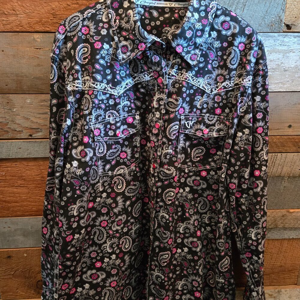 Cowgirl Hardware Pearl Snap Blouse